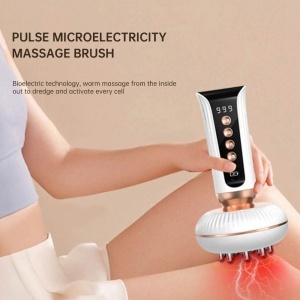 Aparat masaj EMS, electrostimulare,9 trepte incalzire, vibratii, 4 moduri de masaj - Img 5