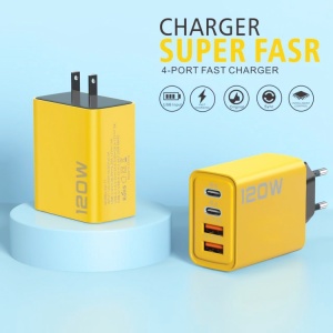 Incarcator, Adaptor PD dublu de incarcare pana la 120 W, 2 USB+2PD - Img 3