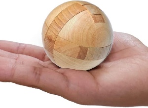 Joc IQ de logica, inteligenta si rabdare, casse-tete din lemn - Sphere - Img 3