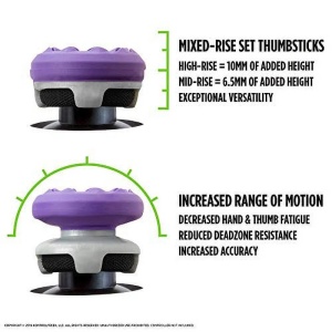 Set 2 butoane gamepad KontrolFreek FPS Freek Galaxy, Purple, pentru Xbox One/Xbox Series X/S - Img 2