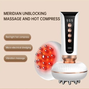 Aparat masaj EMS, electrostimulare,9 trepte incalzire, vibratii, 4 moduri de masaj - Img 2