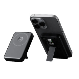Baterie externa 20000 mah, Wireless, 2 x cabluri USB Type-C incluse, Fast Charge 20W, Afisaj Digital - Img 3