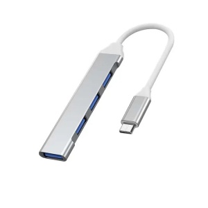 Hub Adaptor USB 3.0, 4 in 1, iesire USB 3.0 + 3xUSB 2.0, transfer 5Gbps, aluminiu