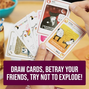 Joc de societate Exploding Kittens Party Pack, 2-10 jucatori, 7 ani - Img 3