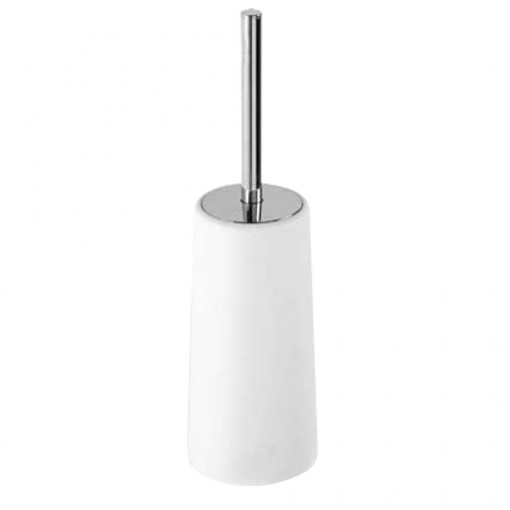 Perie wc cu capac, alb