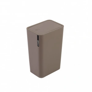 Cos de gunoi Erika, bej, 8l, capac push