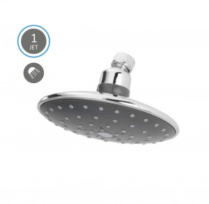 Difuzor rotund pentru dus fix, abs cromat, 16cm - Img 2