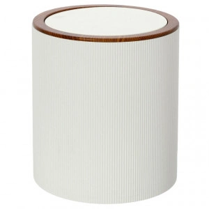 Cos de gunoi London, alb, 5L, capac basculant