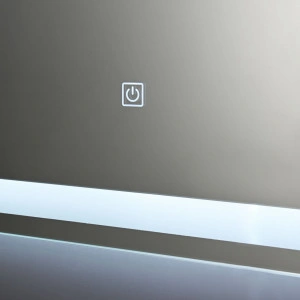 Oglinda baie cu led si buton touch, 60x80 cm - Img 3