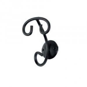 Agatatoare prosop Siena, metal lucrat manual, negru
