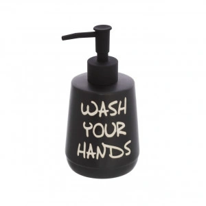 Dispenser sapun, Wash 300 ml, negru