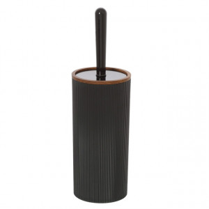 Perie wc London, negru, 10x35cm