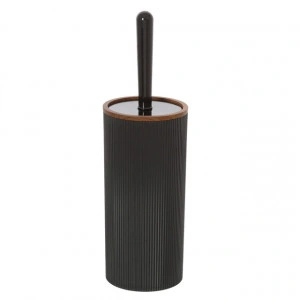 Perie wc London, negru, 10x35cm