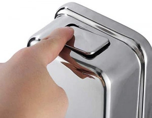 Dispenser sapun lichid, Inox, 500 ml - Img 4