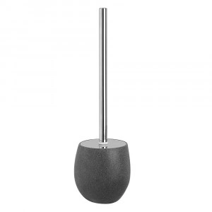 Perie wc Stone, poliresina, gri