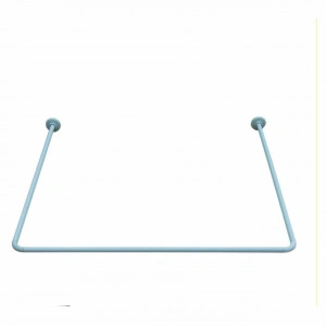 Bara perdea dus, metalica, 2 sau 3 laturi, 90x90cm, 90x90-180cm sau 90x90x90 cm, fixare cu holtzsuruburi