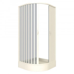 Cabina dus semirotunda Giove, usi armonice, fara cadita, material PVC - Img 2