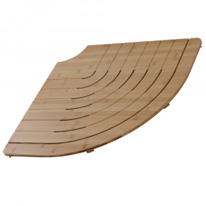 Gratar cadita dus semirotunda, bambus R60cm