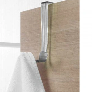 Cuier dublu de usa, PP Transparent