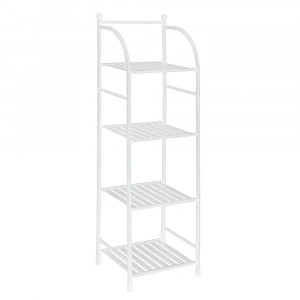 Raft metalic Haiti, 33,5x27,5x116cm, alb