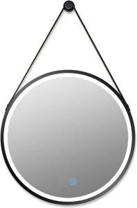 Set mobilier de baie Feridras Black cu oglinda cu LED - Img 2
