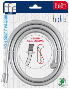 Furtun de dus, antitorsiune, triplustrat pvc, 150 cm