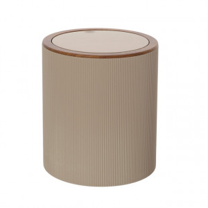 Cos de gunoi London, bej, 5L, capac basculant