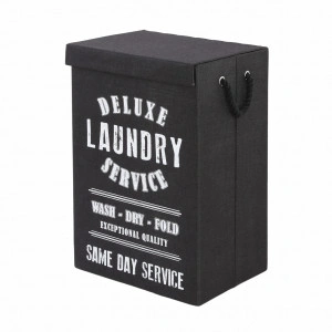 Cos de rufe, Delux Laundry, 72L, negru