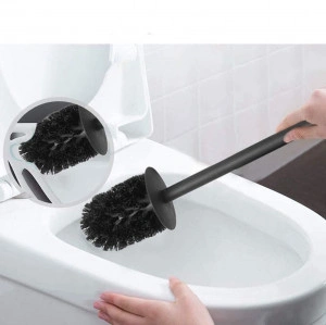 Perie wc,metal culoare negru - Img 3