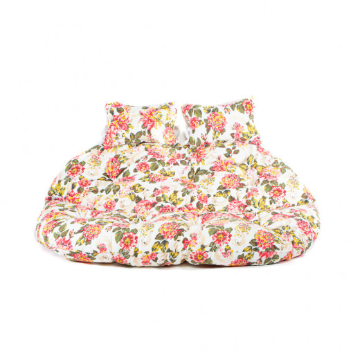 Perna balansoar 2 locuri, culoare imprimeu floral