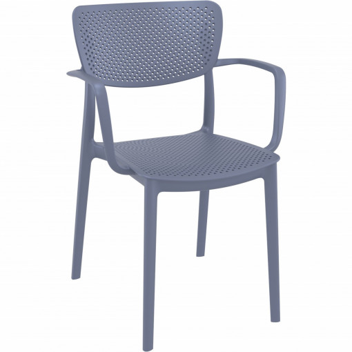 Scaun Loft, gri inchis