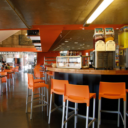 Scaun bar, Gio 75, orange