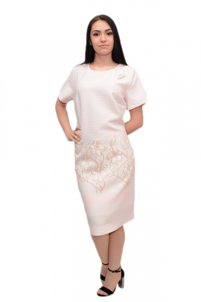 Rochie deosebita cu model in tesatura si imprimeu floral, roz