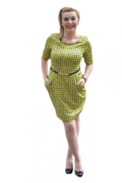 Rochie mulata pe corp in nuanta de verde din material subtire