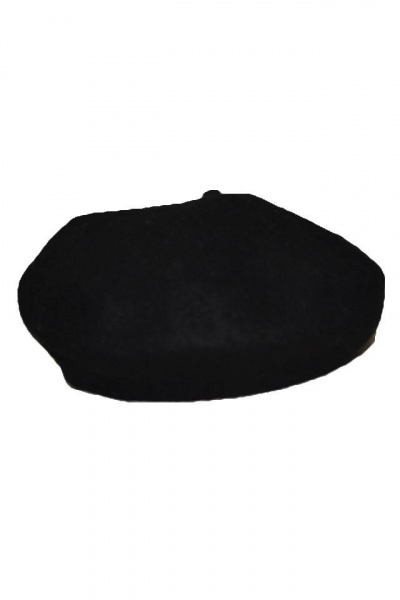 Bereta calduroasa de iarna, culoare neagra, model simplu, clasic