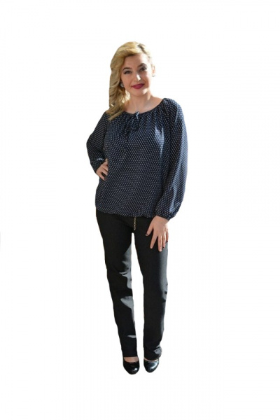 Pantalon comod de zi cu buzunare in spate, gri inchis, masura mare