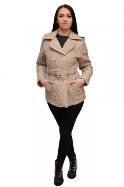 Jacheta moderna, de culoare bej matlasata JA-2403-MA