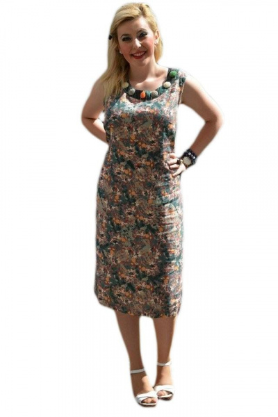 Rochie confortabila de zi, culoare verde inchis, material tip in