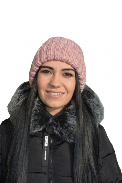 Caciula plamanie de toamna-iarna din material gros, necaptusit