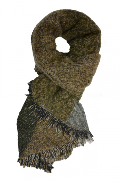 Esarfa chic cu model asimetric ,nuanta gri