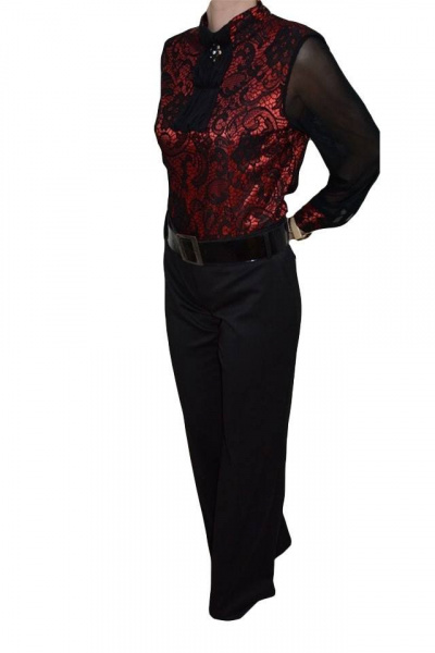 Pantalon negru, masura mare, model lung cu buzunare in fata