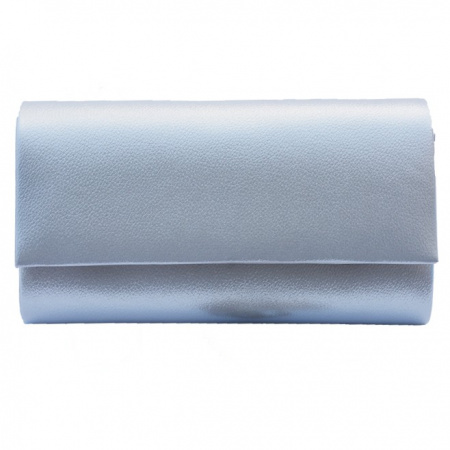 Poseta nuanta argintiu,alb,auriu,roz , design imprimat in material