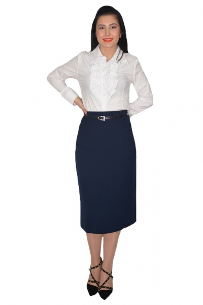Fusta Heunice dreapta,model simplu ,nuanta de bleumarin