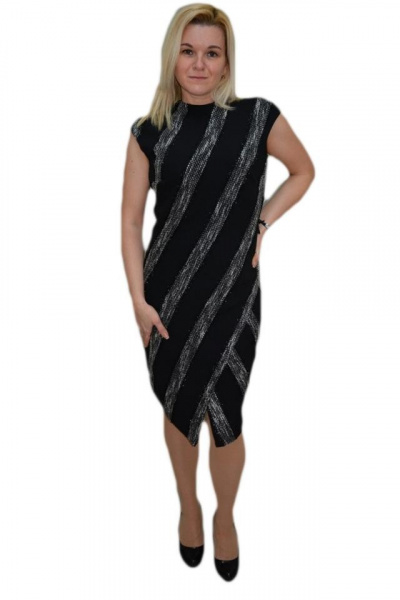 Rochie eleganta cu un design rafinat cu aspect petrecut in fata