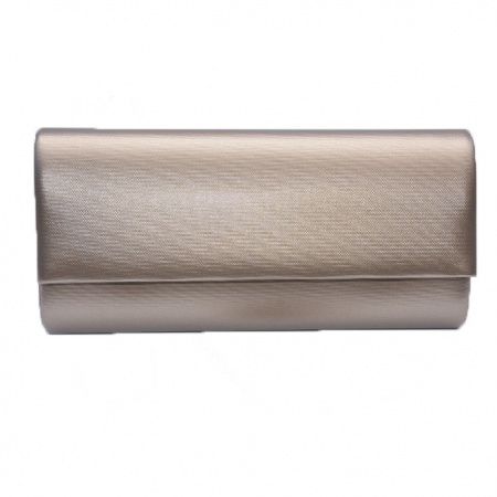 Poseta nuanta auriu,roz cu design imprimat in material, model elegant