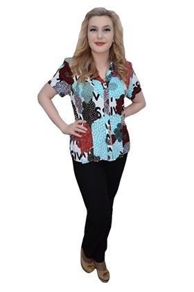 Pantalon cu aspect de blug subtire, neagra, cu buzunare in fata