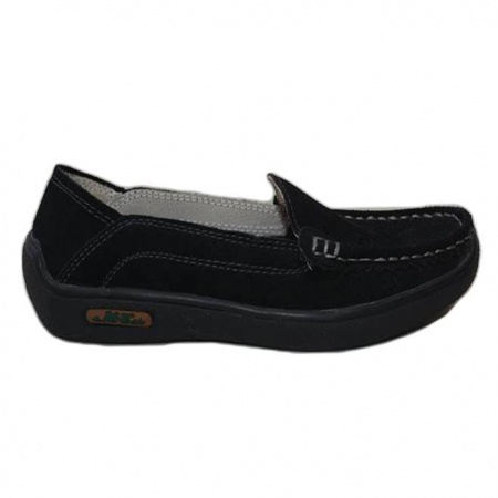 Pantof casual, culoare neagra, model clasic pentru orice varsta