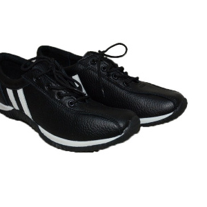 Adidas in nuanta de negru-alb, inchidere cu siret chic - Img 2