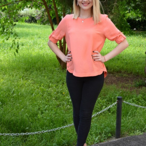 Bluza casual Ada,model simplu,nuanat de corai - Img 3