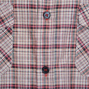 Camasa barbatesca, de culoare maro, design in carouri - Img 2